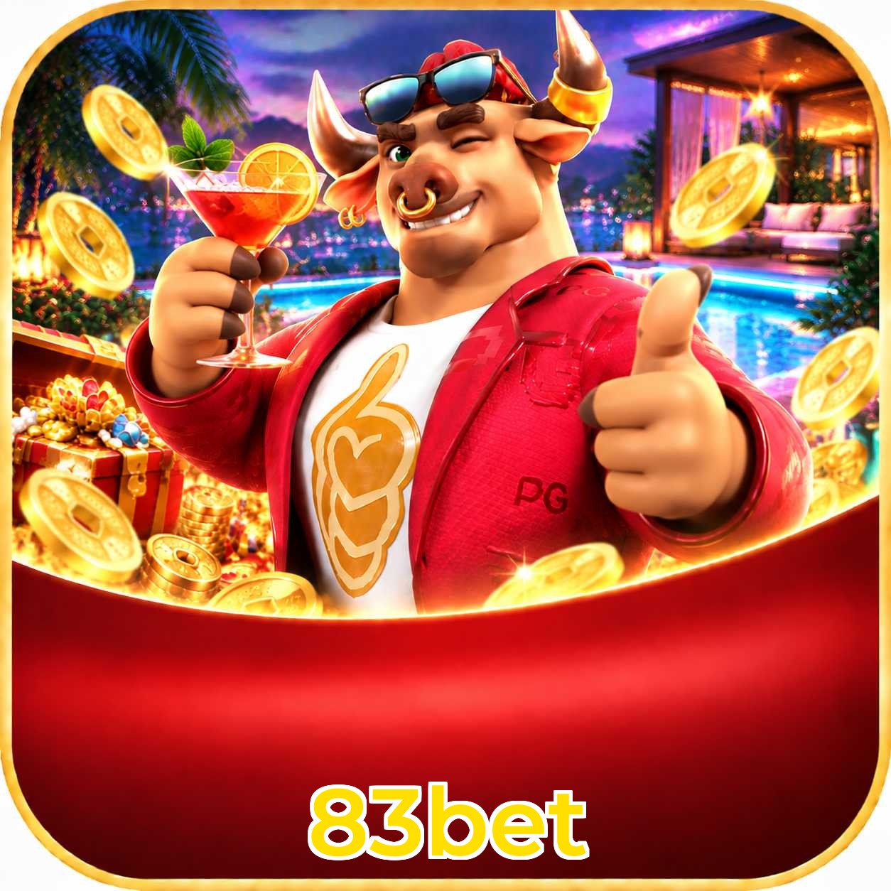 Contedo de jogos no canal Telegram 83bet